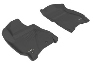 Mazda Tribute Floor Mat Set - Front - 3D MAXpider - Kagu Series - Black - `11-`12 Mazda Tribute Floor Mat Set - Front - 3D MAXpider - Kagu Series - Black - `11-`12